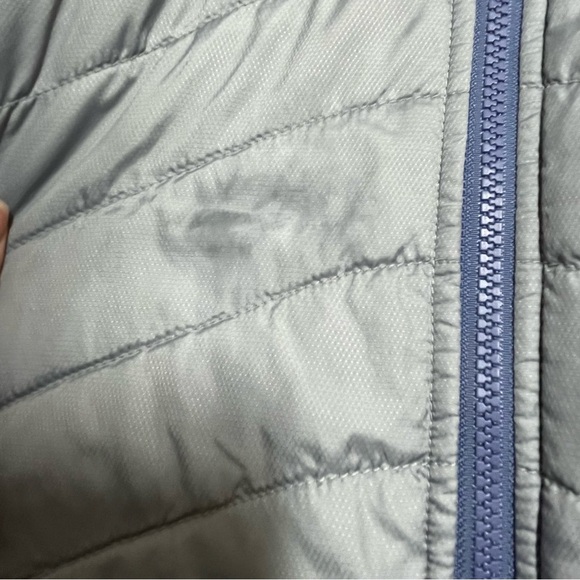 The North Face Purple Gray Reversible Fleece Puffer Jacket Size - Picture 6 of 10